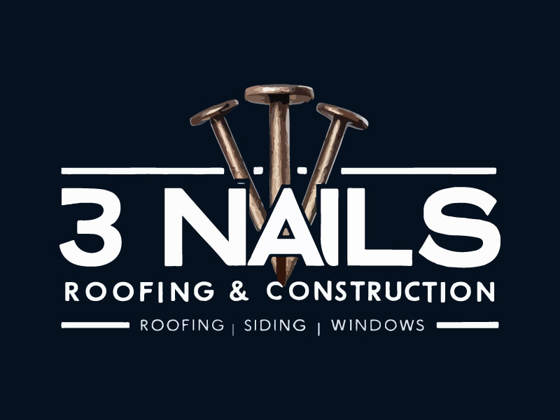 3 Nails Roofing & Construction logo design by Rahul Biswas
