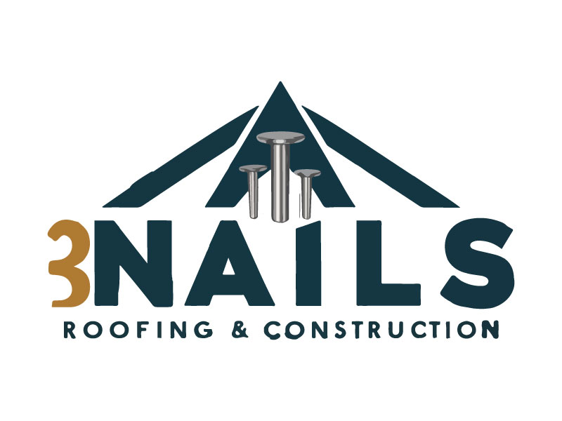 3 Nails Roofing & Construction logo design by Rahul Biswas