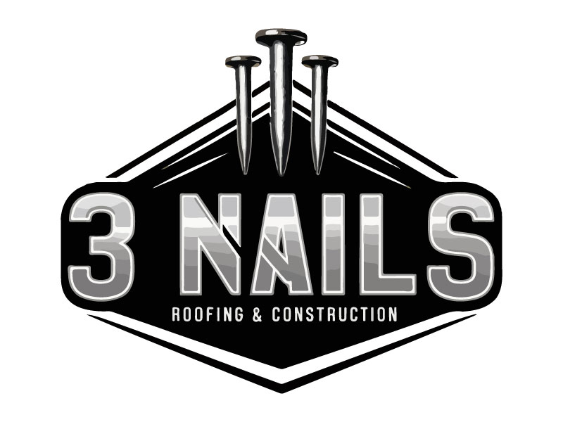 3 Nails Roofing & Construction logo design by Rahul Biswas