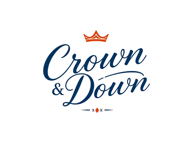 Crown & Down logo design by Queen D