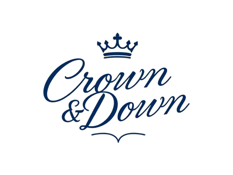 Crown & Down logo design by Queen D