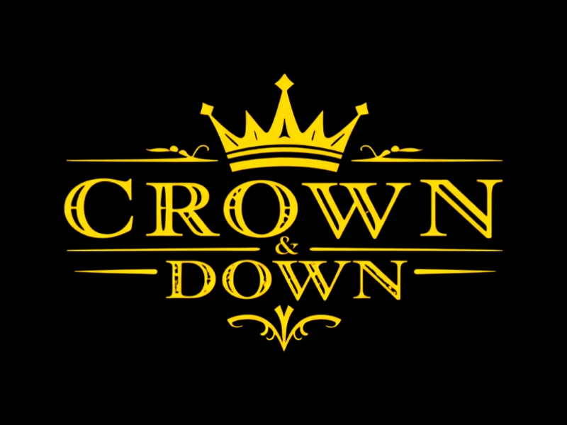 Crown & Down logo design by Queen D