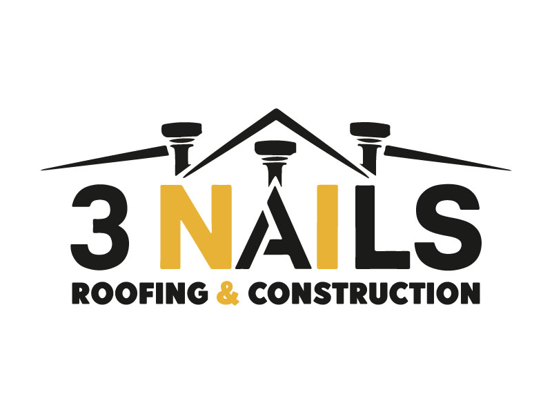 3 Nails Roofing & Construction logo design by Bibek Nag