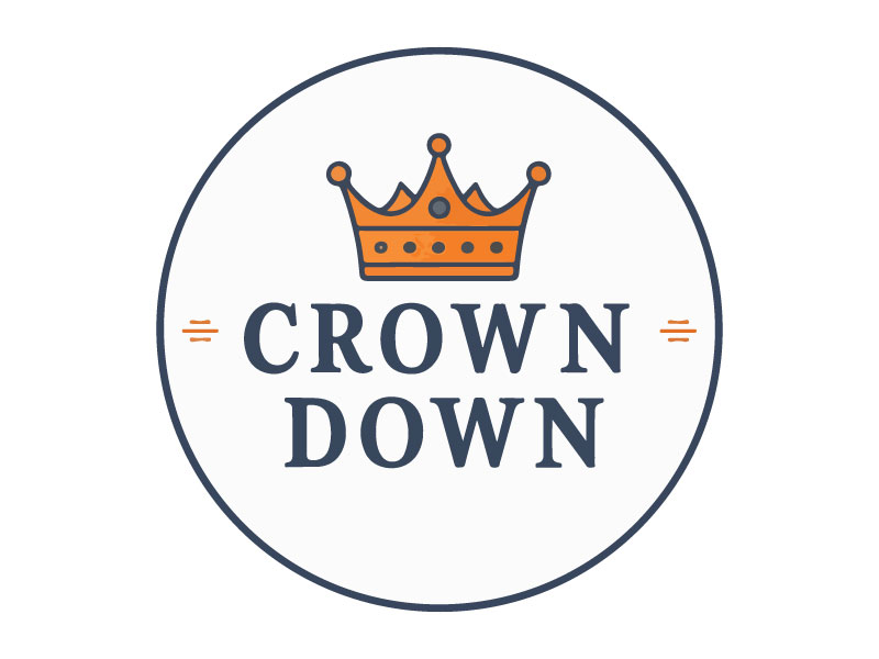 Crown & Down logo design by Rahul Biswas
