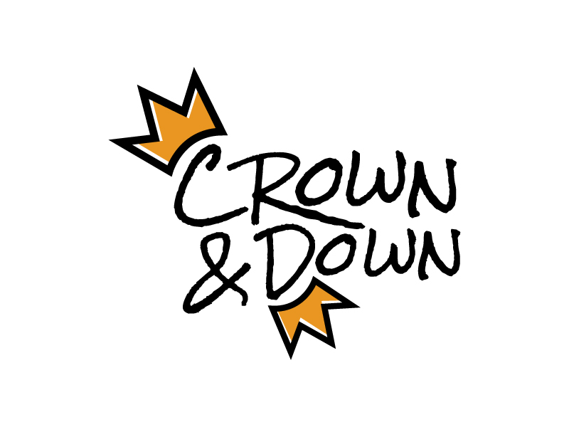 Crown & Down logo design by Boomstudioz