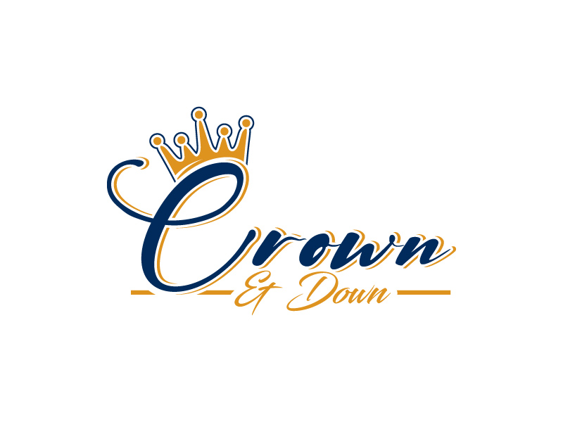 Crown & Down logo design by Rainbow07