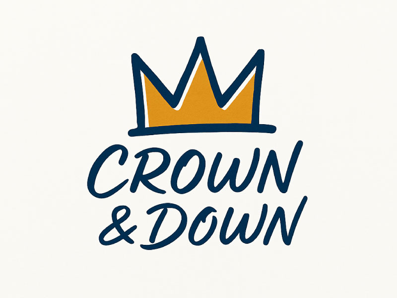 Crown & Down logo design by Bibek Nag