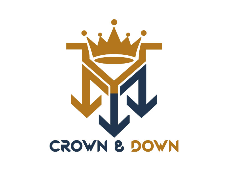 Crown & Down logo design by Bibek Nag