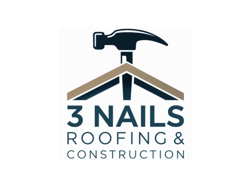 3 Nails Roofing & Construction logo design by Queen D
