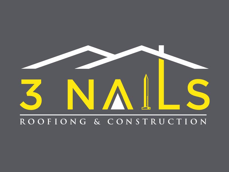 3 Nails Roofing & Construction logo design by berkah271