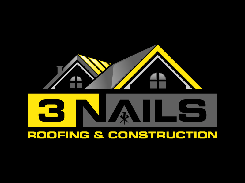 3 Nails Roofing & Construction logo design by subrata