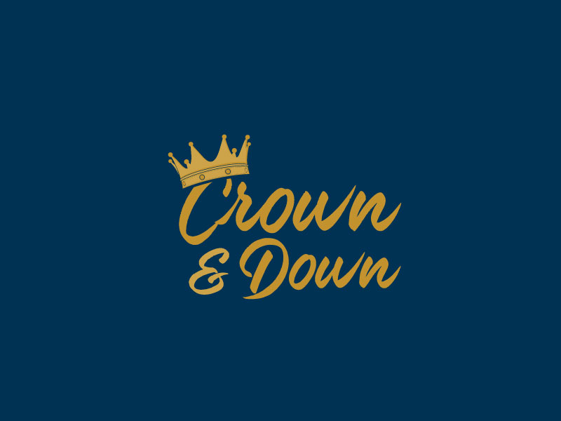 Crown & Down logo design by twenty4