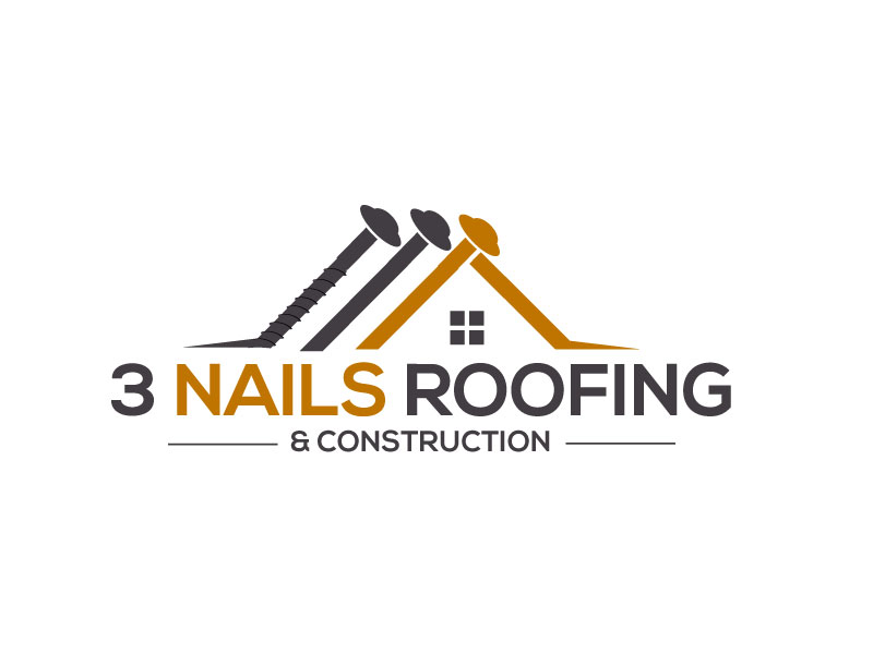 3 Nails Roofing & Construction logo design by Avijit