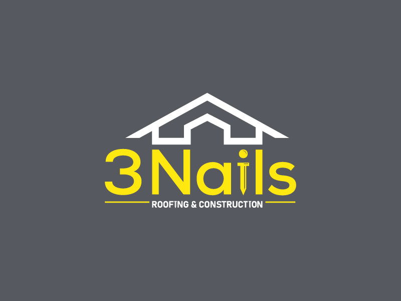 3 Nails Roofing & Construction logo design by NovoTech