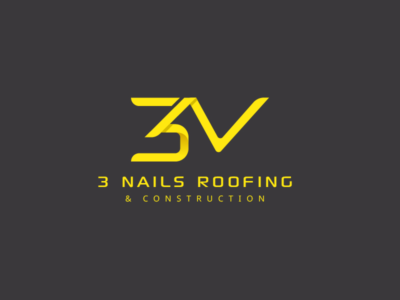 3 Nails Roofing & Construction logo design by NovoTech