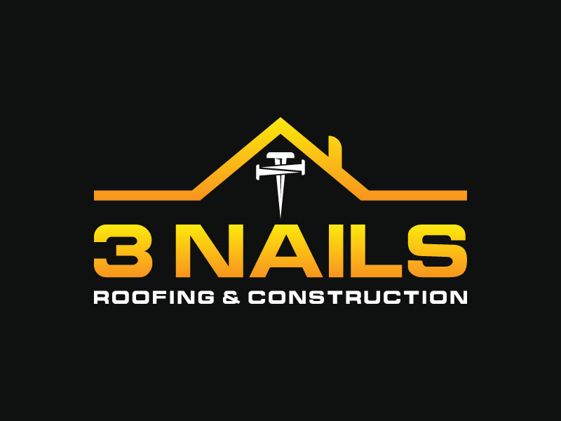 3 Nails Roofing & Construction logo design by aryamaity