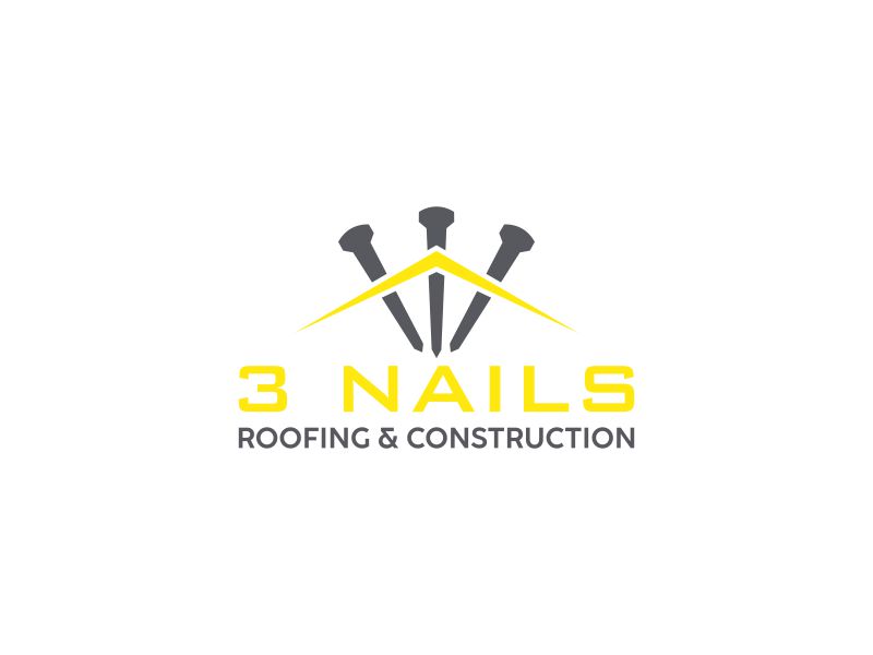 3 Nails Roofing & Construction logo design by Snapp