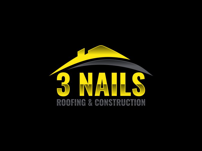 3 Nails Roofing & Construction logo design by Snapp