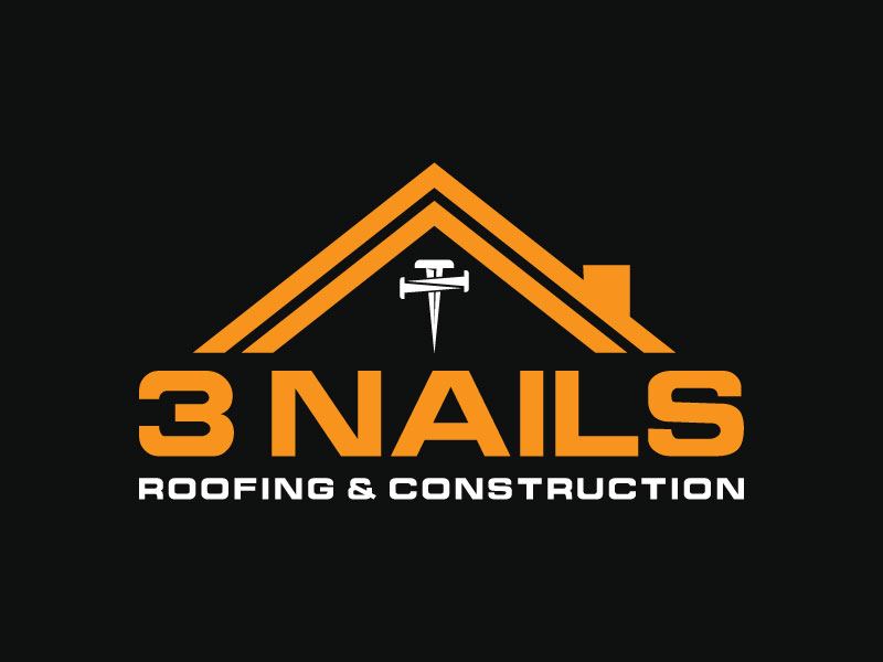 3 Nails Roofing & Construction logo design by aryamaity
