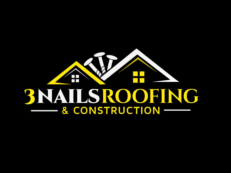 3 Nails Roofing & Construction logo design by SDLOGO