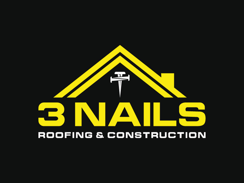 3 Nails Roofing & Construction logo design by aryamaity