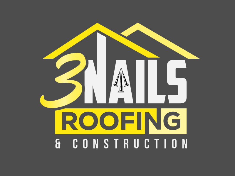 3 Nails Roofing & Construction logo design by Herquis