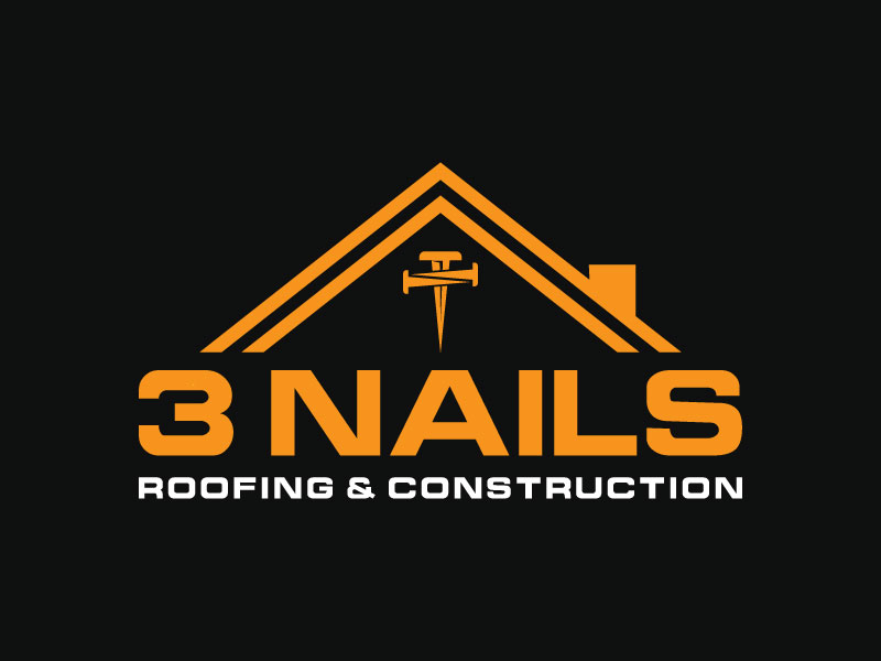 3 Nails Roofing & Construction logo design by aryamaity