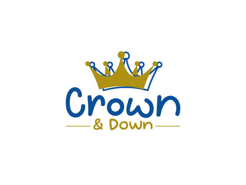 Crown & Down logo design by uttam