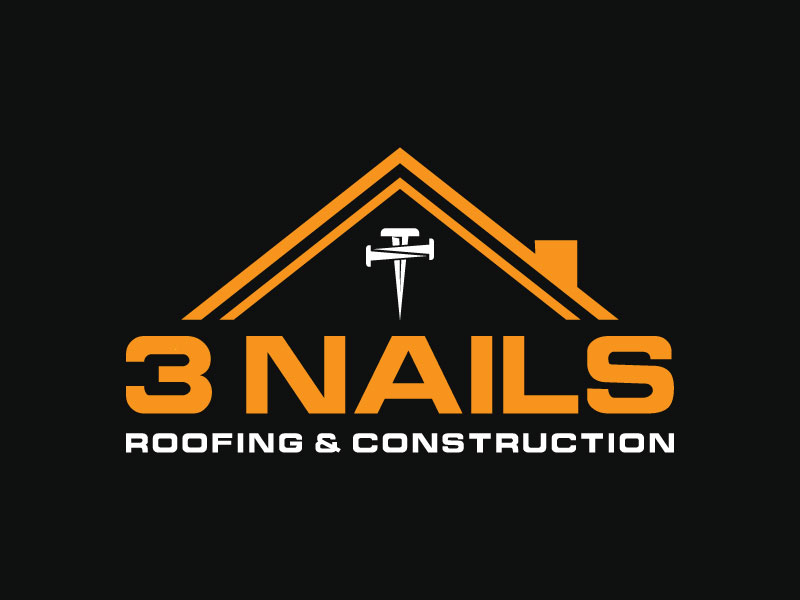 3 Nails Roofing & Construction logo design by aryamaity