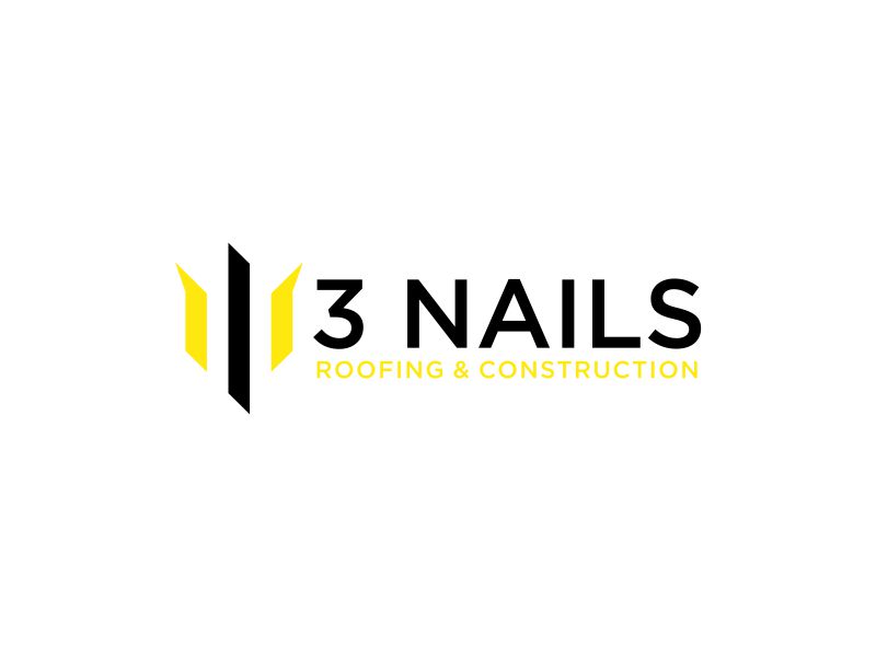 3 Nails Roofing & Construction logo design by aura