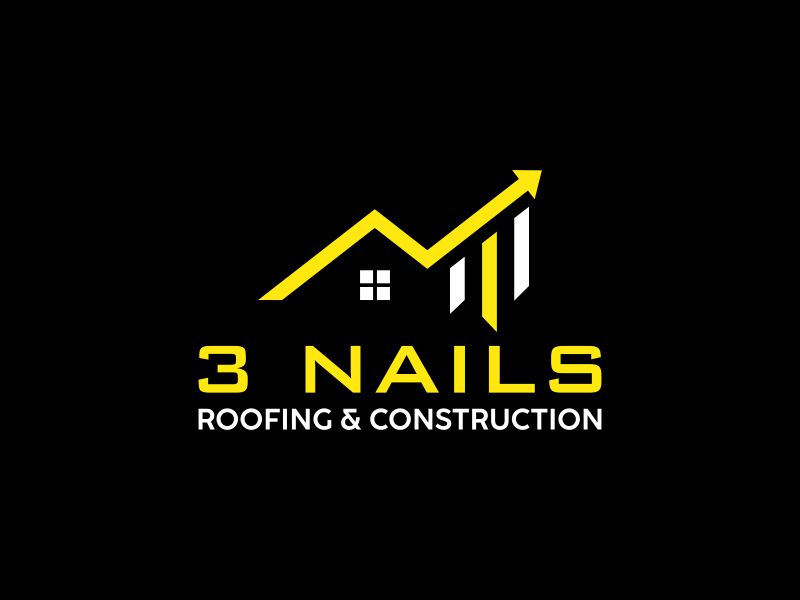 3 Nails Roofing & Construction logo design by Snapp