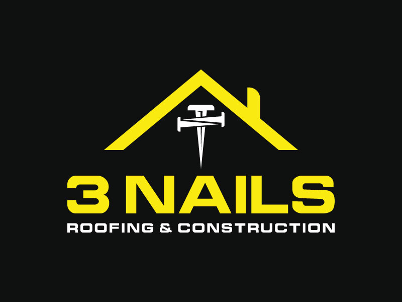 3 Nails Roofing & Construction logo design by aryamaity