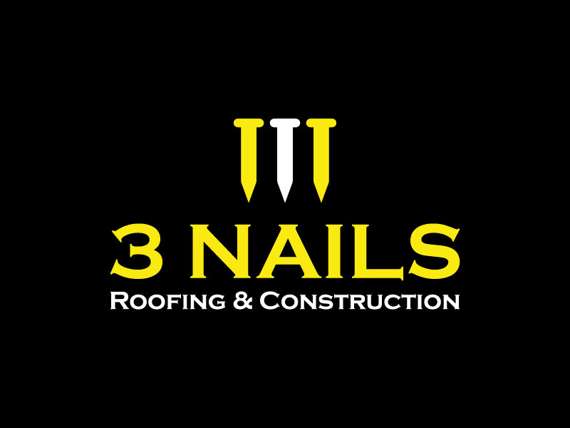 3 Nails Roofing & Construction logo design by aryamaity