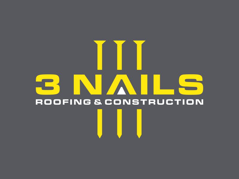 3 Nails Roofing & Construction logo design by Franky.