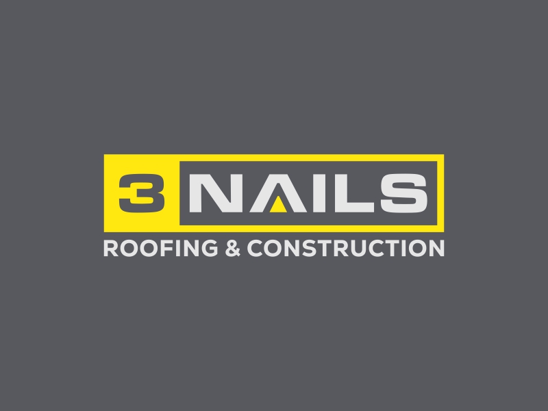 3 Nails Roofing & Construction logo design by ragnar