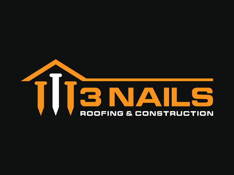 3 Nails Roofing & Construction logo design by aryamaity