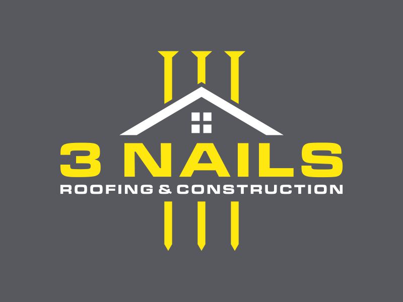 3 Nails Roofing & Construction logo design by Franky.