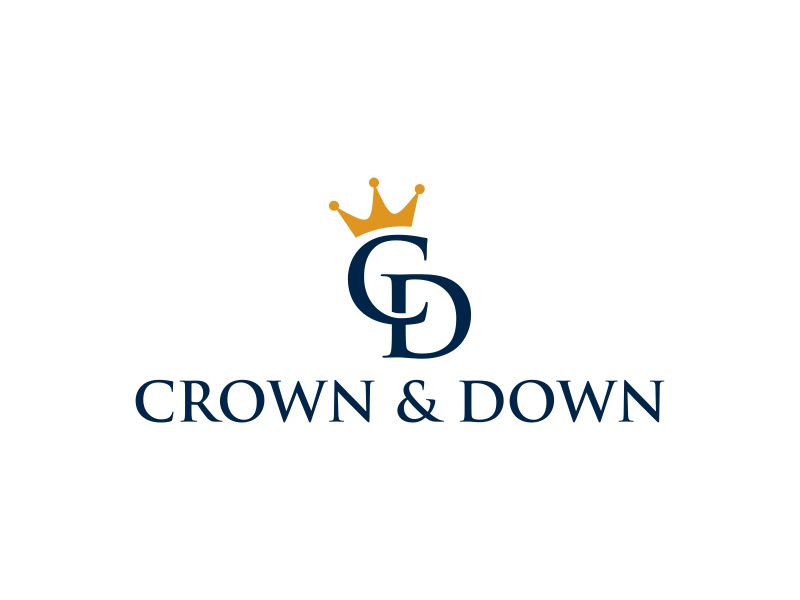Crown & Down logo design by almaula