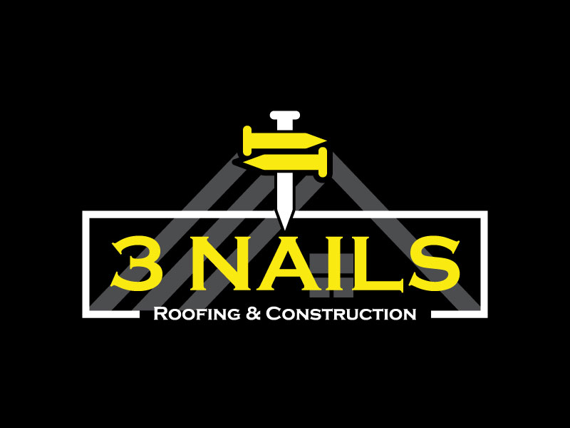 3 Nails Roofing & Construction logo design by aryamaity