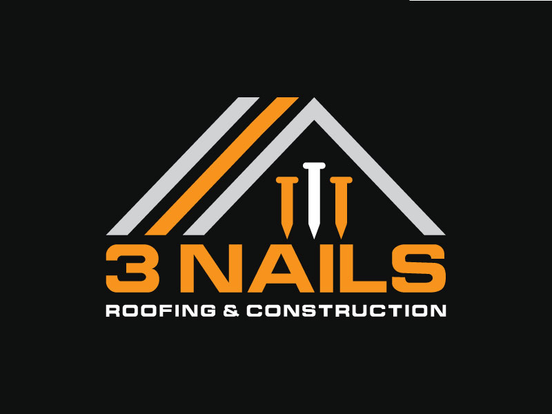 3 Nails Roofing & Construction logo design by aryamaity