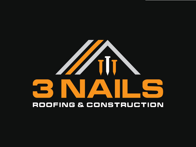 3 Nails Roofing & Construction logo design by aryamaity