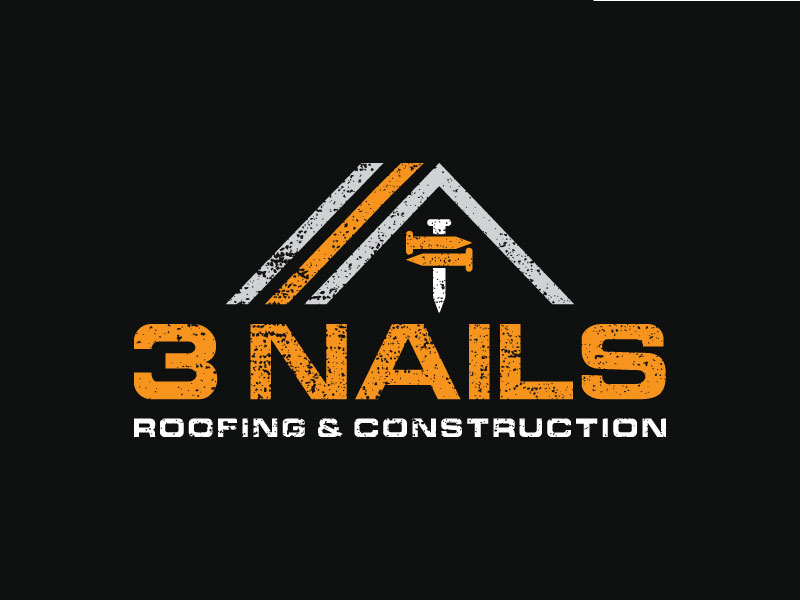 3 Nails Roofing & Construction logo design by aryamaity