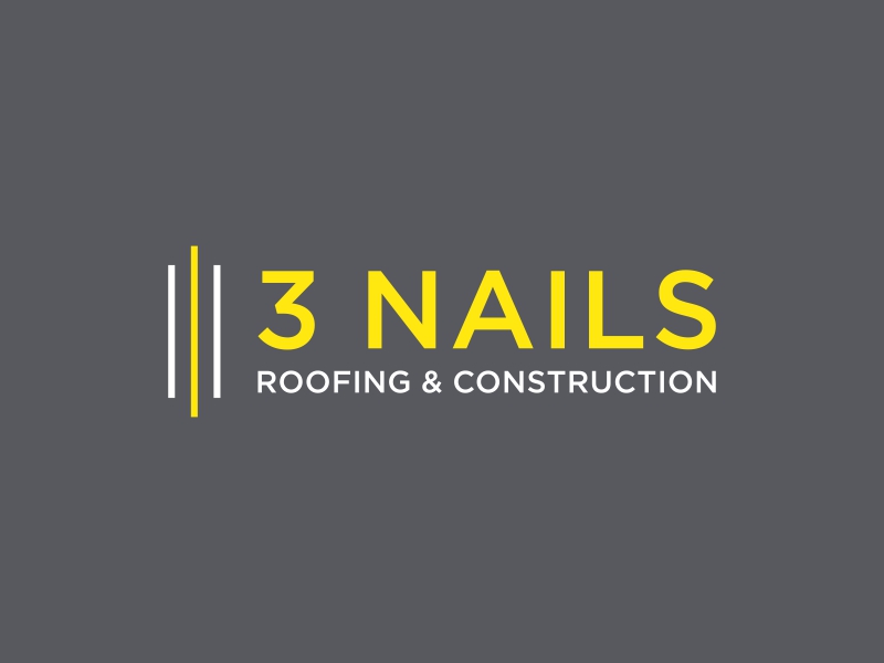 3 Nails Roofing & Construction logo design by ragnar