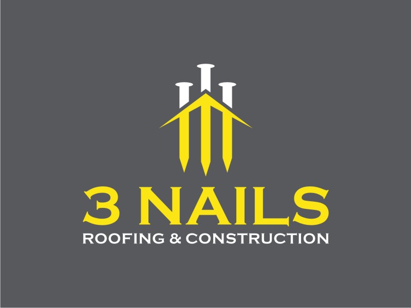 3 Nails Roofing & Construction logo design by Neng Khusna