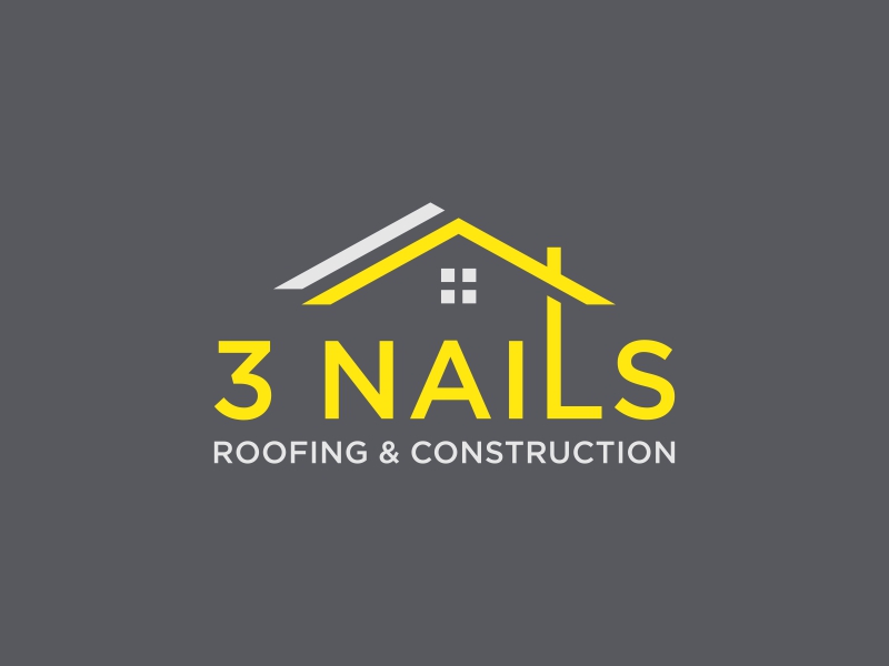 3 Nails Roofing & Construction logo design by ragnar
