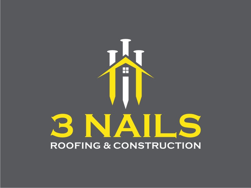 3 Nails Roofing & Construction logo design by Neng Khusna