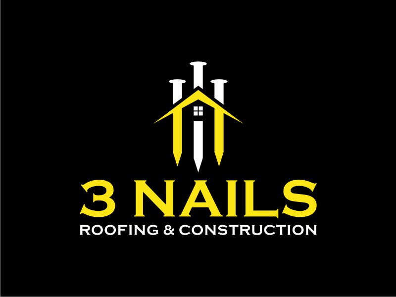 3 Nails Roofing & Construction logo design by Neng Khusna