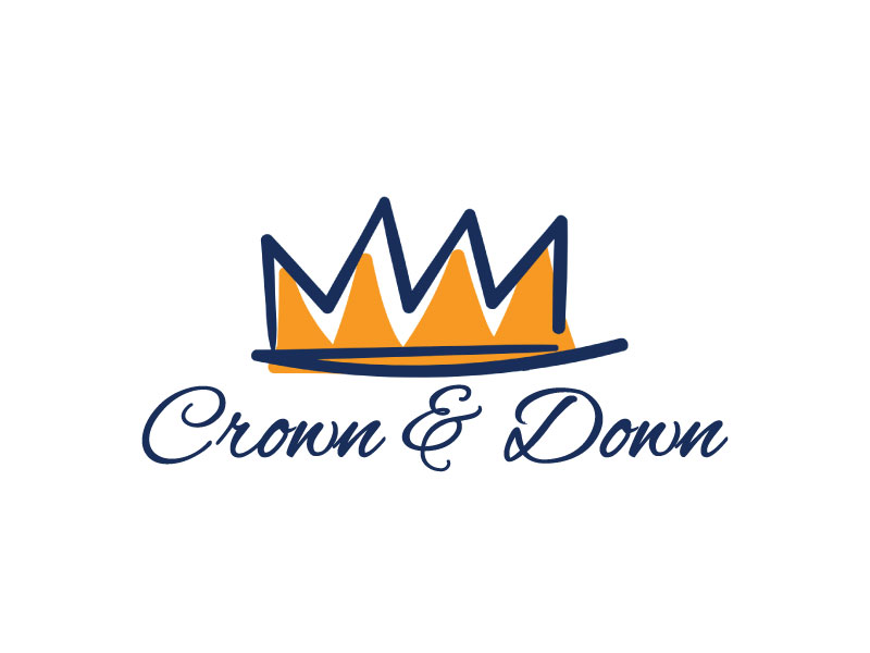 Crown & Down logo design by aryamaity