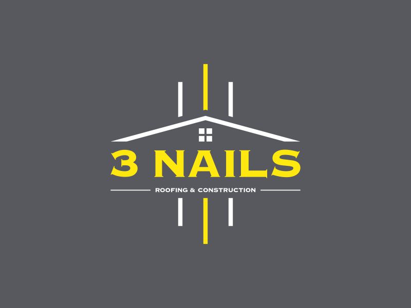 3 Nails Roofing & Construction logo design by crafters