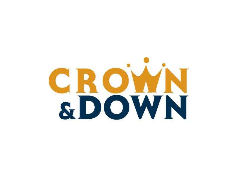 Crown & Down logo design by tec343